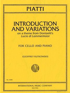 Piatti, A: Introduction and Variations