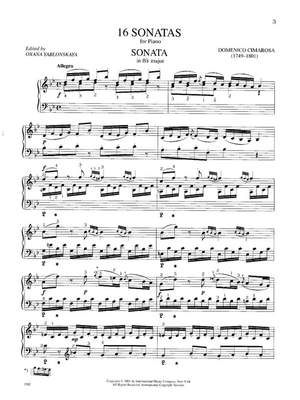 Cimarosa, D: 16 Sonatas