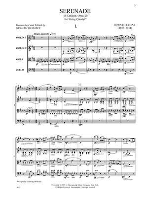 Elgar, E: Serenade E minor op.20