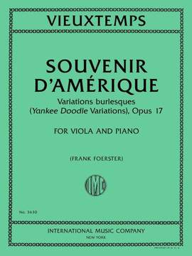 Vieuxtemps, H: Souvenir d'Amerique op.17