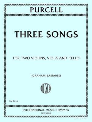 Purcell, H: Three Songs