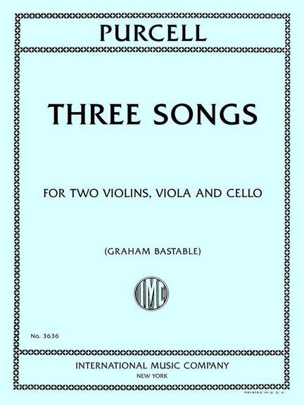 Purcell, H: Three Songs