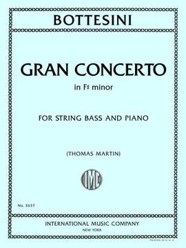 Bottesini, G: Gran Concerto F# minor F sharp minor