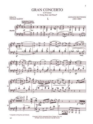 Bottesini, G: Gran Concerto F# minor
