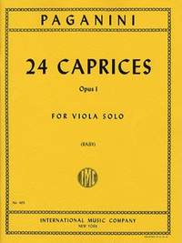Paganini, N: 24 Caprices op.1