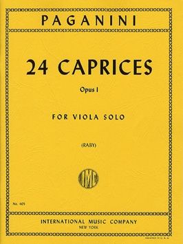 Paganini, N: 24 Caprices op.1