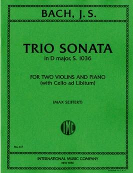 Bach, J S: Trio Sonata in D minor BWV1036