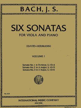 Bach, J S: Six Sonatas for Viola and Piano Volume 1 BWV 1014-1016