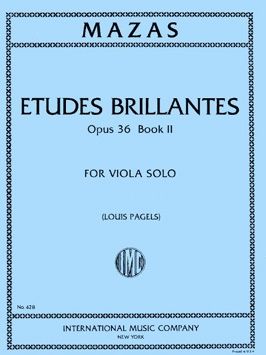 Mazas, J: Etudes Brillantes Book 2 op.36