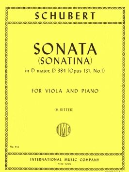 Schubert, F: Sonatina D major D major op.137 D384