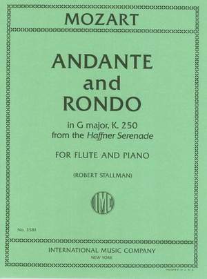 Mozart, W A: Andante & Rondo From Haffner Serenade K.250