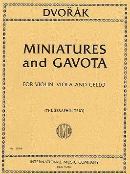 Dvořák, A: Miniatures and Gavota