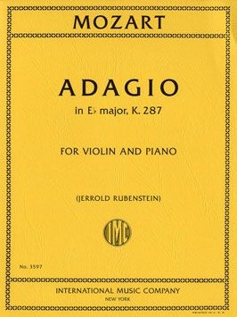 Mozart, W A: Adagio E flat Major K.287