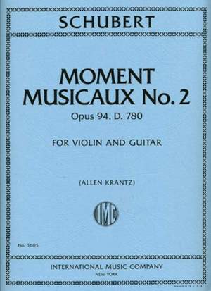 Schubert: Moment Musicaux No.2 op.94 D780