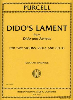 Purcell, H: Dido's Lament