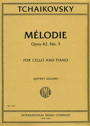Tchaikovsky: Melodie Op.42 No.3