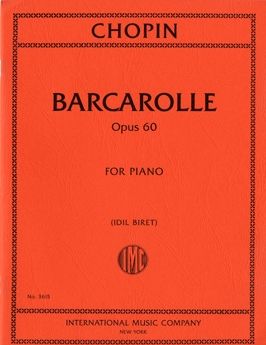 Chopin, F: Barcarolle op.60