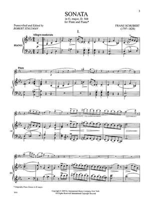 Schubert, F: Sonata Eb Maj D.568