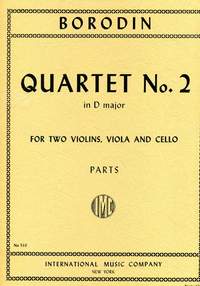 Borodin, A: Quartet No.2 D major, Parts