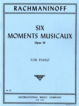 Rachmaninoff, S: Six Moments Musicaux Op16