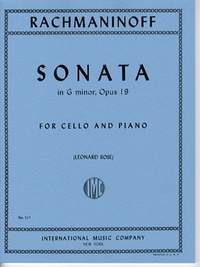 Rachmaninoff, S: Sonata Gmin Op19 Vc Pft