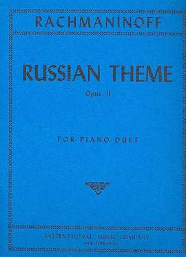 Rachmaninoff, S: Russian Theme Op11/3 Pft 4h