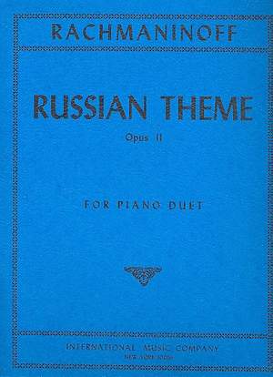 Rachmaninoff, S: Russian Theme Op11/3 Pft 4h