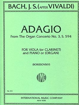 Bach, J S: Adagio