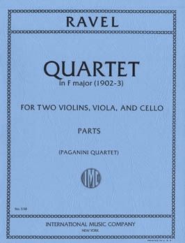 Ravel, M: Quartet in F major