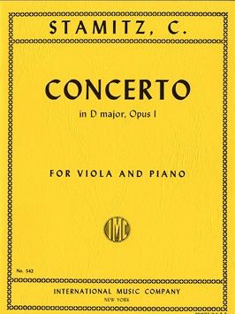 Stamitz, C P: Concerto D major D major op.1