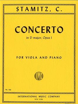 Stamitz, C P: Concerto D major op.1
