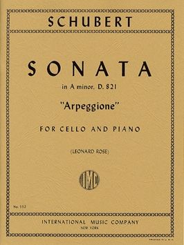 Schubert: Sonata Amin Arpeggione Vc Pft