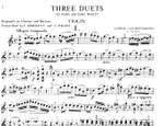 Beethoven: Three Duets for Violin and Cello Product Image
