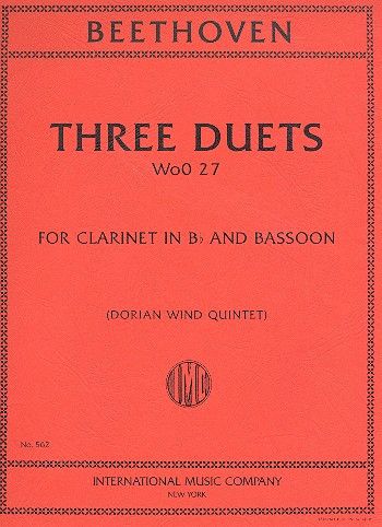 Beethoven: Three Duets WoO.27