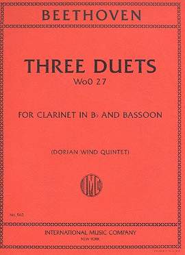 Beethoven: Three Duets WoO.27