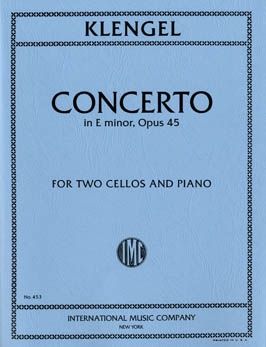 Klengel, J: Concerto E minor op. 45