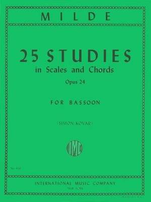 Milde, L: 25 Studies in Scales and Chords op. 24