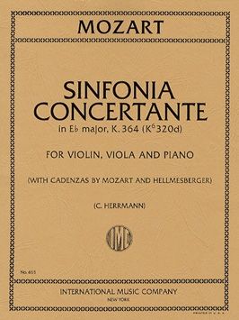Mozart, W A: Sinfonia Concertante in Eb major KV 364