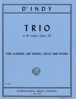 d'Indy, V: Trio B flat major op. 29