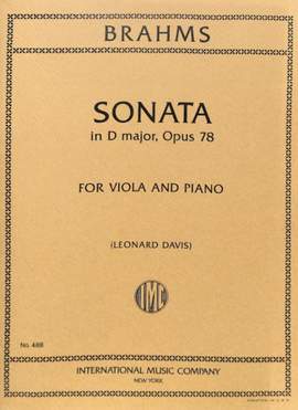 Brahms, J: Sonata in D major D major op.78