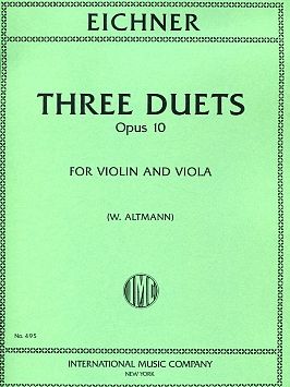 Eichner, E: Three Duets op. 10