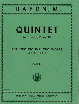 Haydn, J M: Quintet in C major op. 88