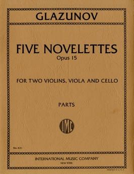 Glazunov, A: Five Novelettes op. 15