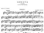 Tartini, G: Sonata D major Product Image