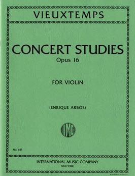 Vieuxtemps, H: Concert Studies op.16