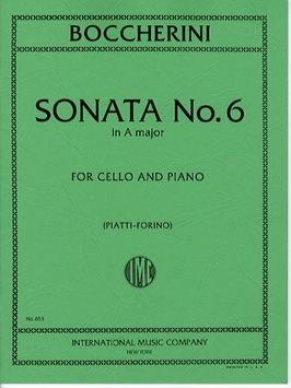 Boccherini, L: Sonata No. 6 in A major