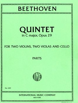 Beethoven, L v: Quintet in C major op. 29