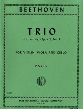 Beethoven, L v: Trio Cmin Op9/3 Vln Vla Vc