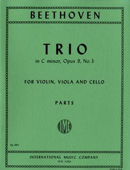 Beethoven: Trio Cmin Op9/3 Vln Vla Vc