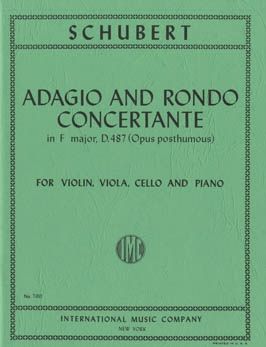 Schubert, F: Adagio and Rondo Concertante F major D 487